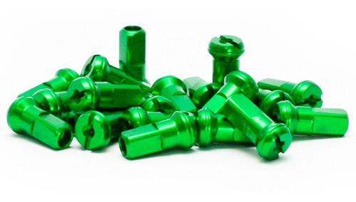 Set Niples Excel Delanteros 3.5 Mm Verde Aluminio Japon Fas 0