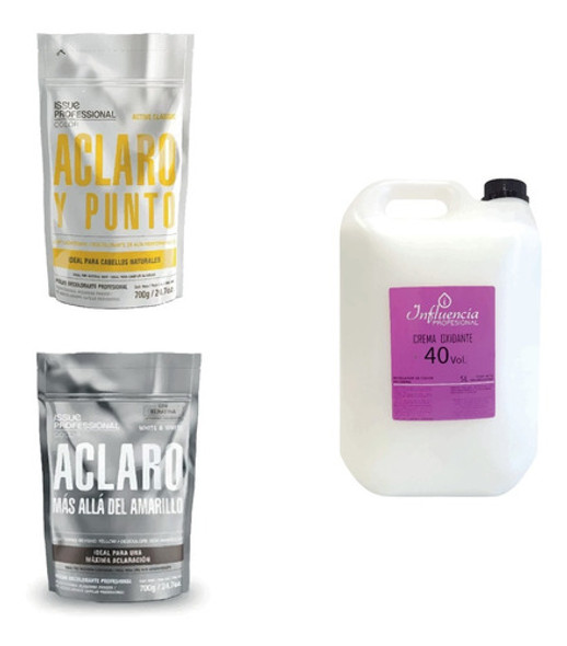 Polvo Decolorante White & White + Active Classic Issue + Rev 0