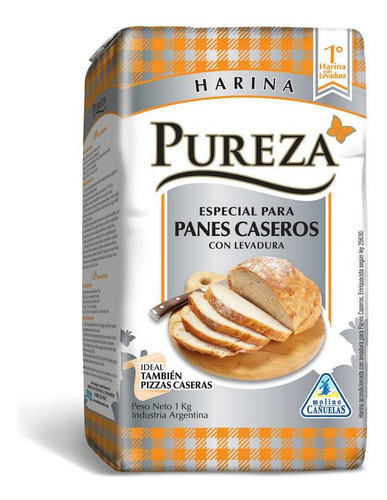 Pureza Harina Especial Panes Caseros 1kg 0