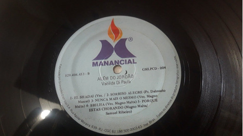 Lp S/capa Vanilda De Paula Além Do Jordão 0