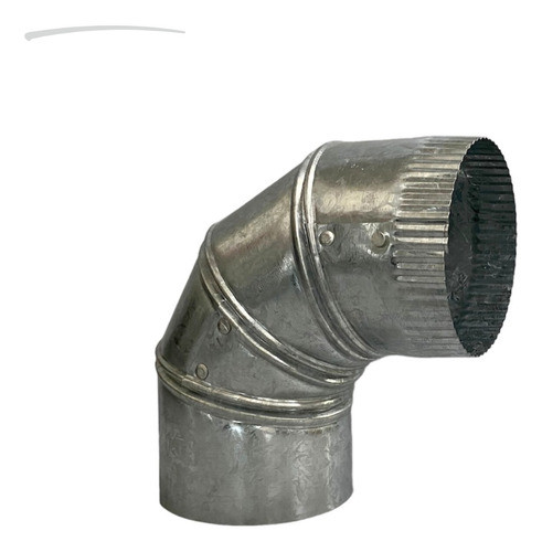Curva De Chapa Articulada Galvanizada 3 Pulgadas Zingueria 0