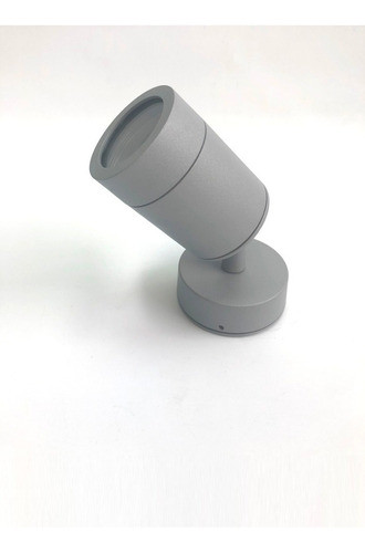Aplique-spot Pared P/ Exterior C/led Gu10 220v 5w Gris 1