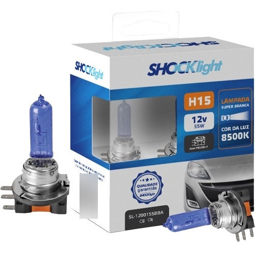 Par Super Branca H15 Shocklight 0