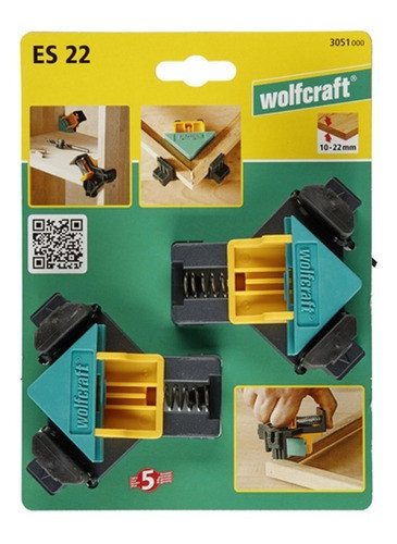Wolfcraft Set De Prensas Angulares - Corner Clamp X 2 F 1