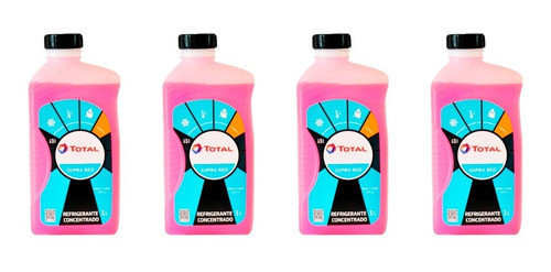 Combo Liquido Refrigerante Total Rosa Fluor Peugeot Citroen 0