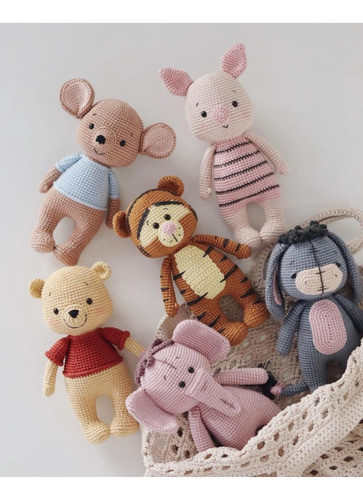 6 Patrones Amigurumis Winnie Pooh En Inglés En Pdf 0
