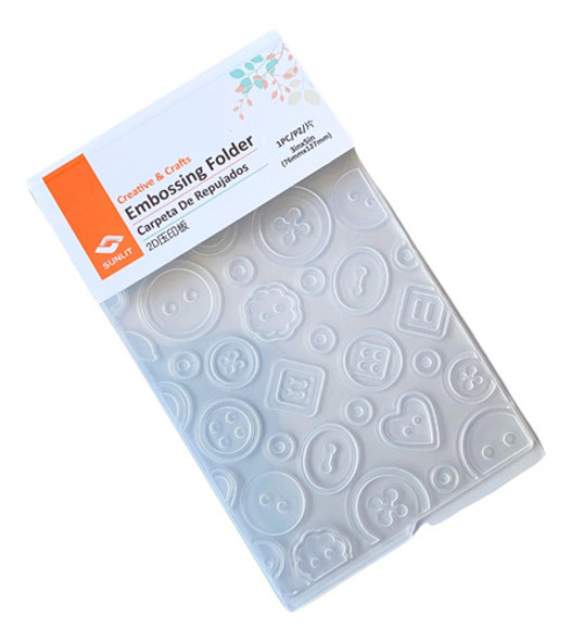 Carpeta De Embossing- Texturizadora- Repujado Botones 0