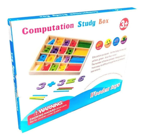 Caja Didáctica Madera Computation Study Box 0