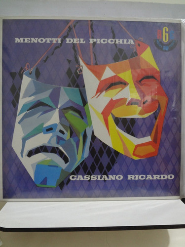 Disco Vinil Lp Menotti Del Picchia - Cassiano Ricardo 0