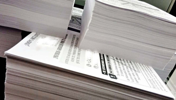 1000 Volantes Folletos  10x15 Byn En 24 Hs Delivery 1