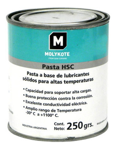 Pasta Antiengrane Molykote Hsc Conductiva Con Cobre X 250 Gr 0