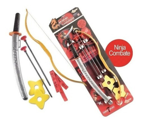 Kit Arco E Flecha Infantil / Ninja Combate - Alligra 0