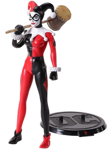 Muñeco Figura Harley Quinn Dc  Bendyfigs Magic4ever 1