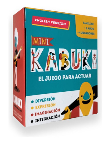 Mini Kabuki El Juego De Mesa Para Actuar En Inglés 0