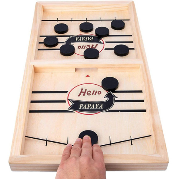Juego De Hockey De Mesa Rápido, Tabla De Madera 30x40cm 0