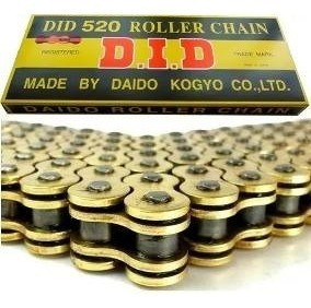 Cadena 520 O-ring Did Brasil 124 Pernos 1