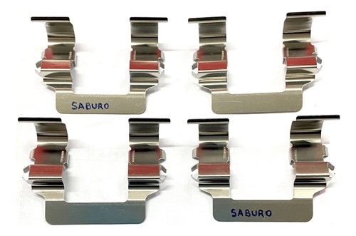 Chapitas Antirruido Pastilla Del. Mitsubishi Galant 1993/01 0