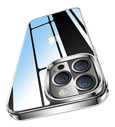 Funda Para iPhone 13 Pro Cristal Clear  Pc Y Silicona 0