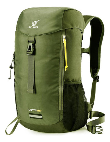 Mochila Para Senderismo 25l Impermeable Ligera Verde Skys... 0