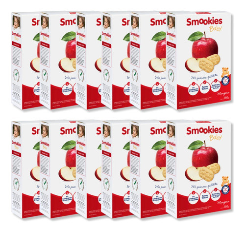 Smookies Baby 12 Unidades 150gr. Sabor Manzana 0
