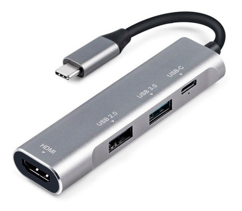 Adaptador Hdmi Hub Usb-c Para Samsung Galaxy Book2 Pro 360 0
