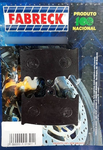 Pastilha De Freio Kawasaki Zx-9r 900 Ninja Ano 94-95 Fabreck 1