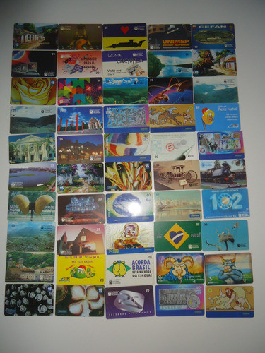 Kit Com 50 Cartões Telefônico-diversos Temas-ref. 35 0