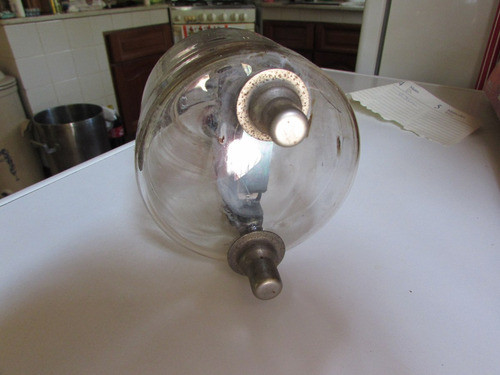 Valvula Grande Decoración 24 Cm Lar Pie De Lámpara Artesanìa 1