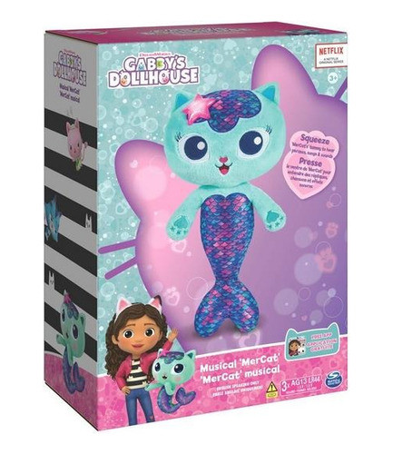 Peluche Interactivo C/sonido Gabby`s Dollhouse Mercat 0