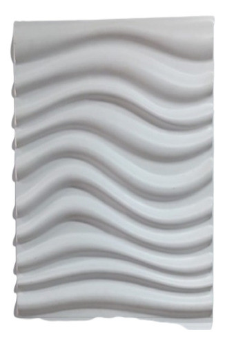 Placa Decorativa Plastica 3d  X M2 Ondas Revestir 0