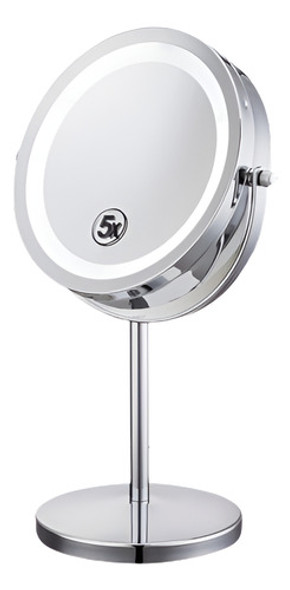 Stand De 5 X Belleza De Maquillaje Espejo De Aumento Doble C 0