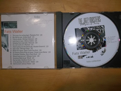 Cd Fats Waller The Jazz Masters 1