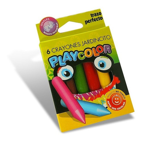 Crayones Jardincitos Playcolor X6 U Color Tradicional X10u 0
