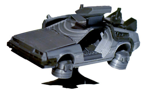 Delorean Volver Al Futuro Con Ruedas Y Puertas Rebatibles 3d 0