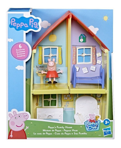 Peppa Pig Playset Casa De Peppa + 6 Accesorios - Del Tomate 0