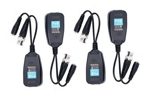 Conector Cctv Coaxial Bnc A Cat5e 6 Rj45 10 Pcs 1