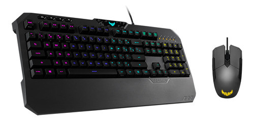 Combo Gaming Asus Tuf M5 K5 Usb Rgb 6200dpi Membrana Tranza 1