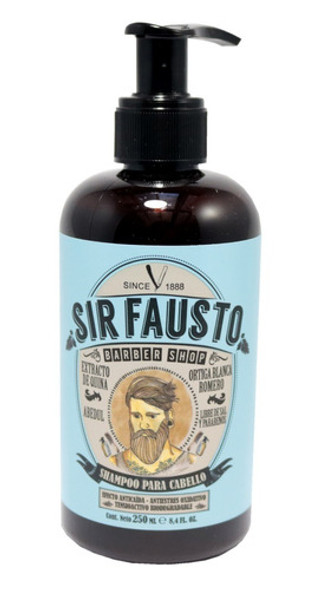 Shampoo Para El Pelo + Barba + After Shave Sir Fausto Barber 1