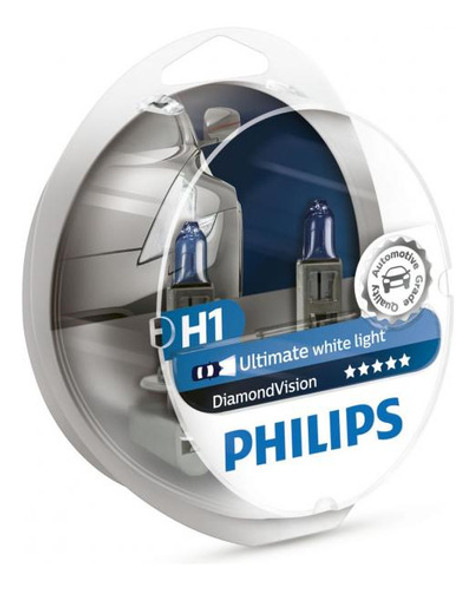 Lampara Halogena 12v 55w H1 Diamond Vision Philips 0