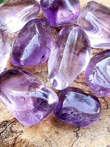Cristal Ametista Pedra Rolada Polida (pacote 150 Gramas ). 1