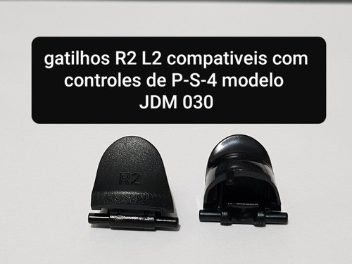 Gatilhos Botões R2 L2 Compatível Controle P-s-4  Jdm 030 0