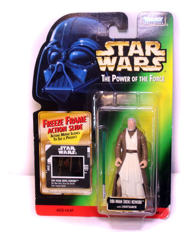 Obi Wan Ben Kenobi Star Wars Boneco Hasbro Kenner 97 Aberto 0
