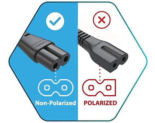 Cable Alimentación 6 Pies Ca 2 Puntas 1
