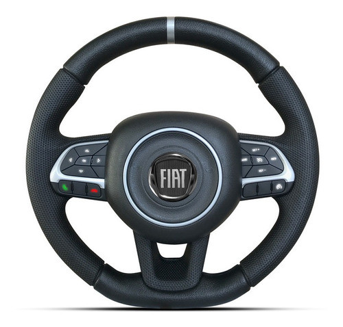 Volante Esportivo Prata Multimidia Fiat Uno Fire Ano 2005 0