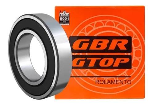 Kit 10 Rolamentos Esfera 6201 2rs Gbr 0