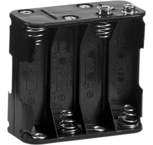 8 aa Soporte De Bateria Con Conector Snap 12 v/9,6 v Por Cor 0