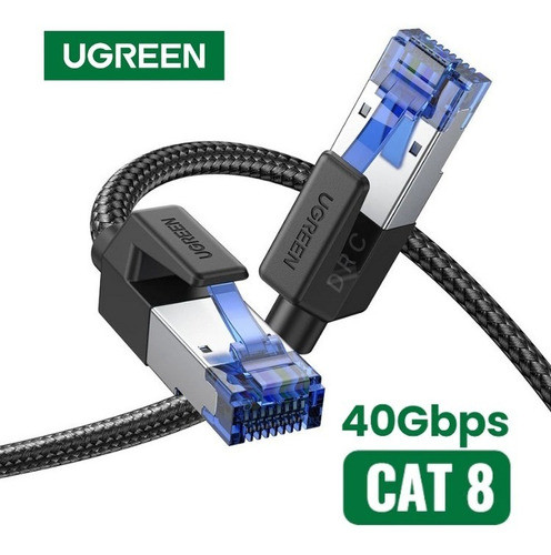 Cabo De Rede Cat8 Blindado Lan Gigabit Ethernet Cable 1 M 1