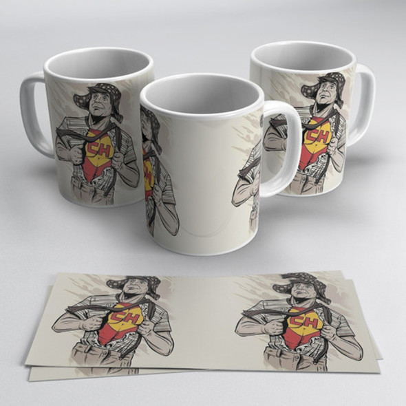 Taza Ceramica Sublimada Chavo Del 8 Chapulin Colorado #280 0