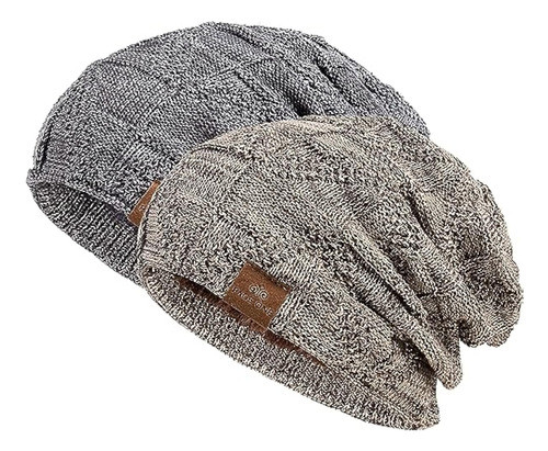Page One Mens Winter Slouchy Beanie Warm Fleece 0