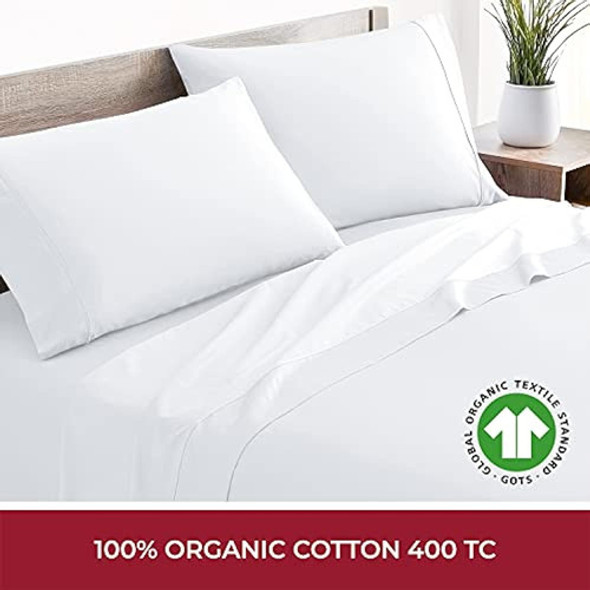 Mellanni - Sábanas De Algodón Orgánico 100% - Juego De Sában 1